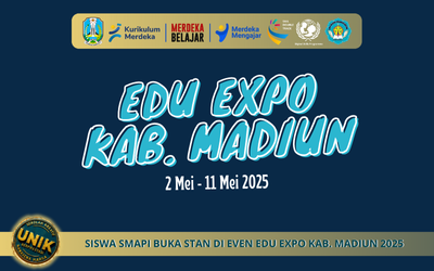 KEGIATAN: SISWA SISWI SMAN PILANGKENCENG MEMBUKA STAN DI EDU EXPO KABUPATEN MADIUN